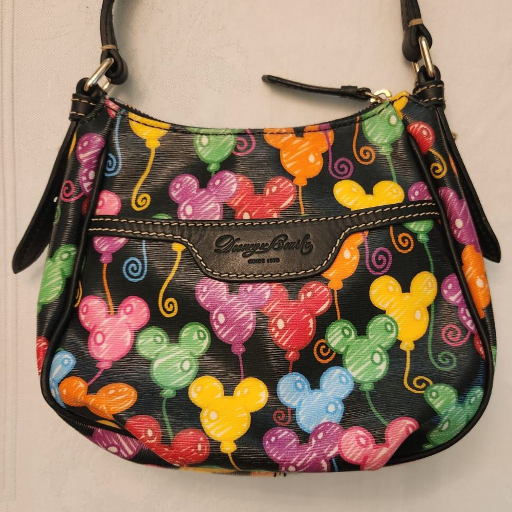 Dooney & Bourke Disney Mickey Mouse Balloons 10th Anniversary Margot Crossbody